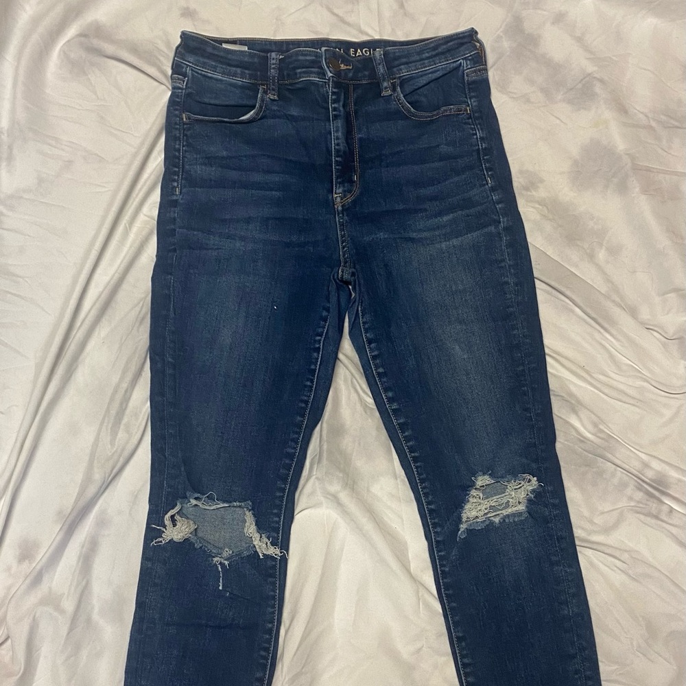 Size 8 high rise American Eagle stretch jeans